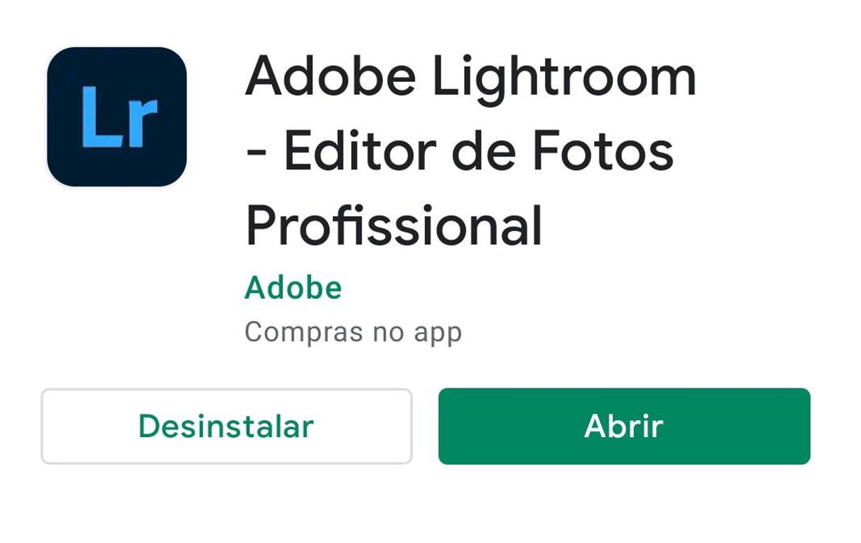 Lightroom Edite fotos e vídeos 