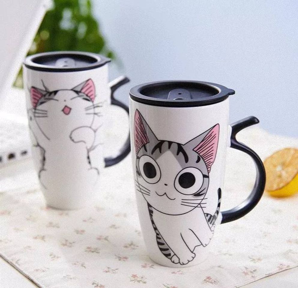 Fashion Caneca de gatinho