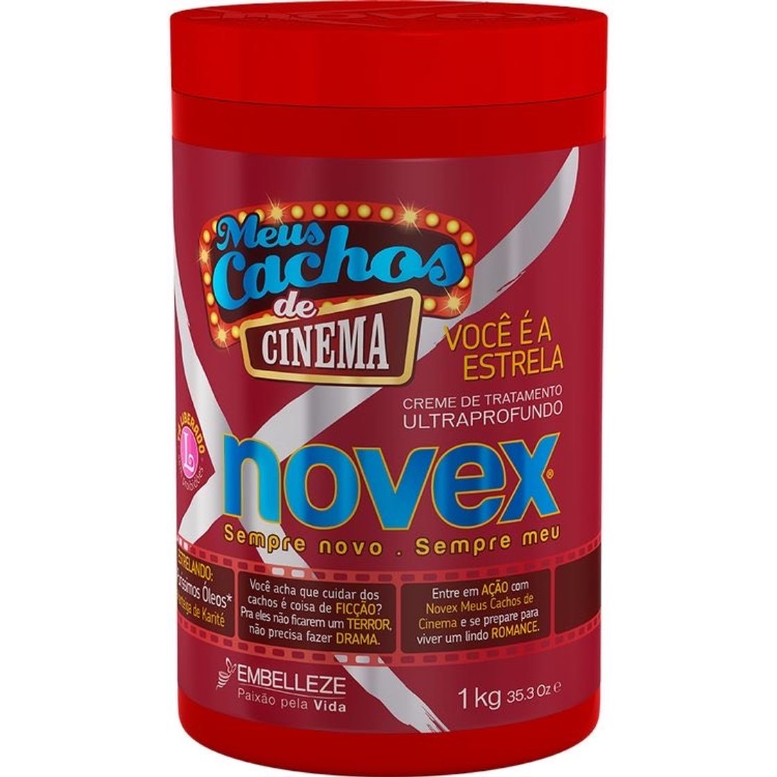 Fashion Creme de Tratamento Novex Meus Cachos de Cinema - Embelleze