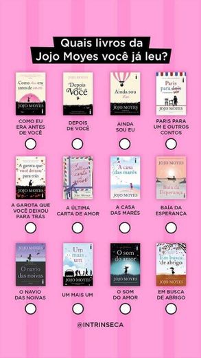 Livros da Jojo Moyes