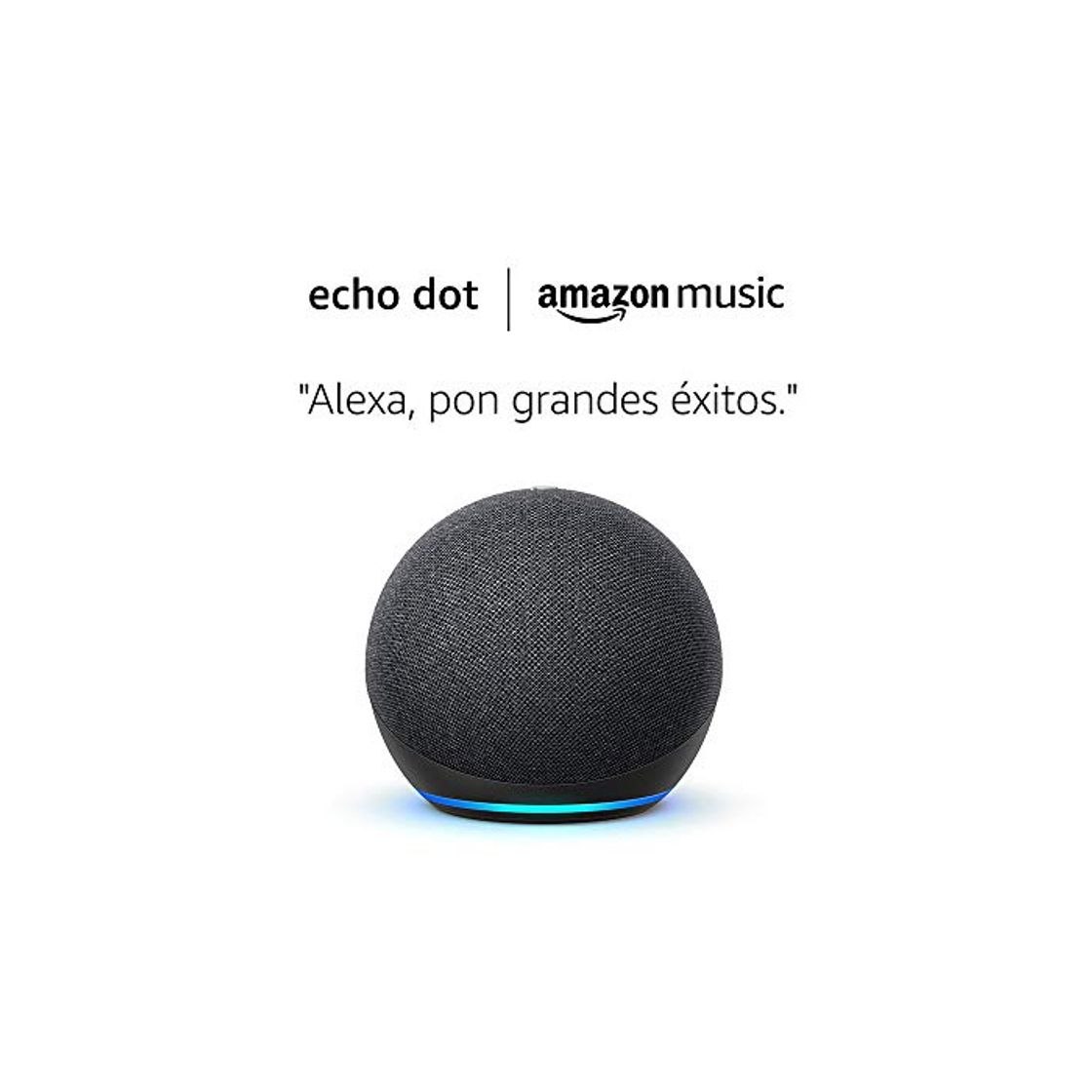 Productos Amazon Echo Dot (4.ª generación) tela de color antracita