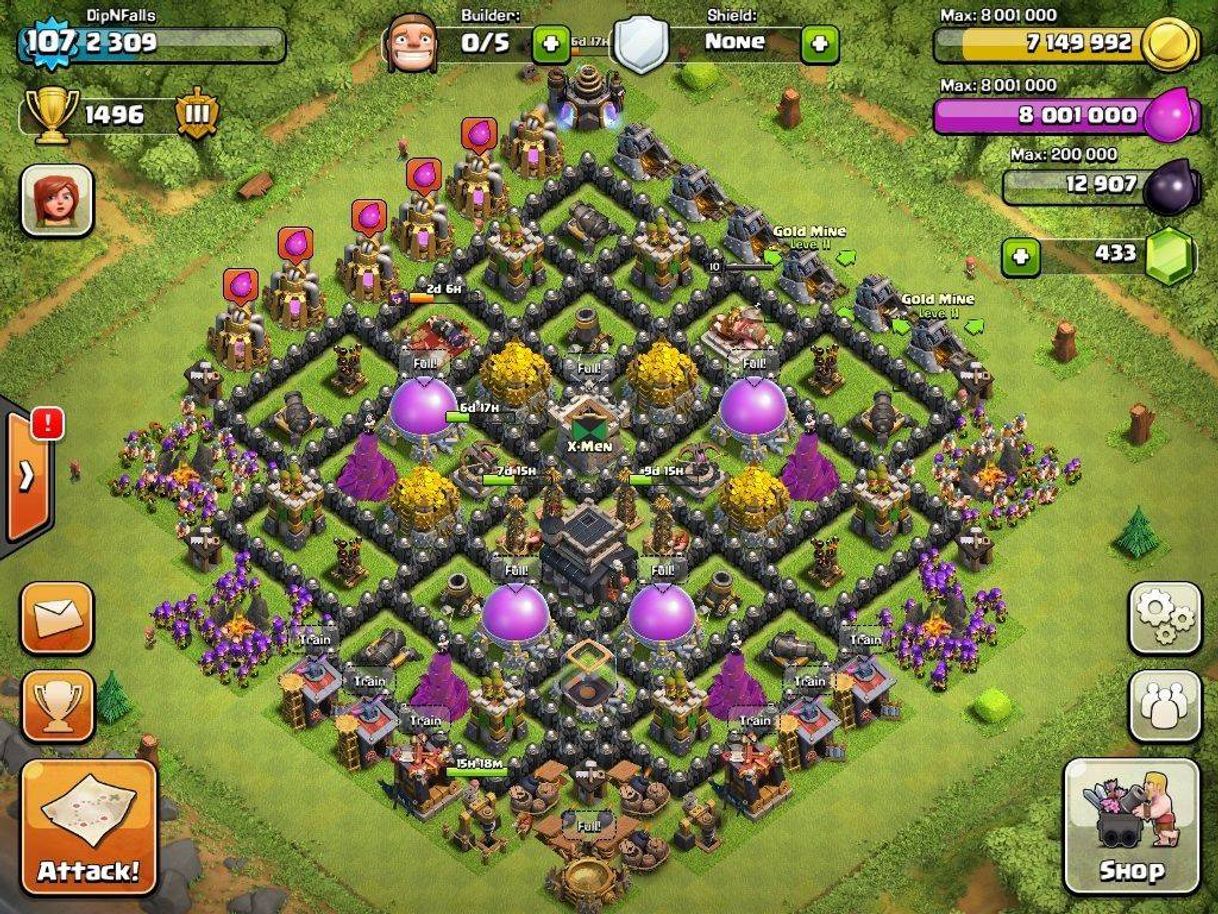 Fashion CLASH OF CLANS