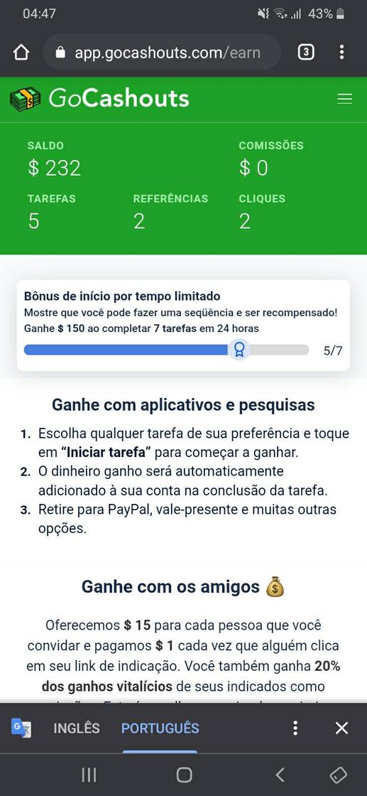 Moda app pra ganhar dinheiro