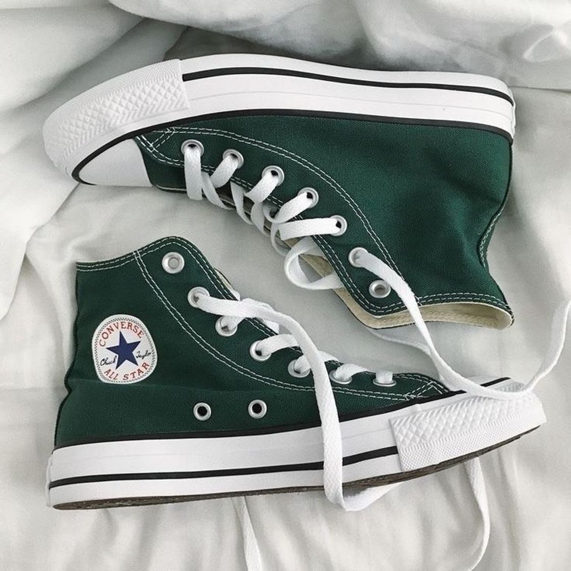 Moda all star verde militar