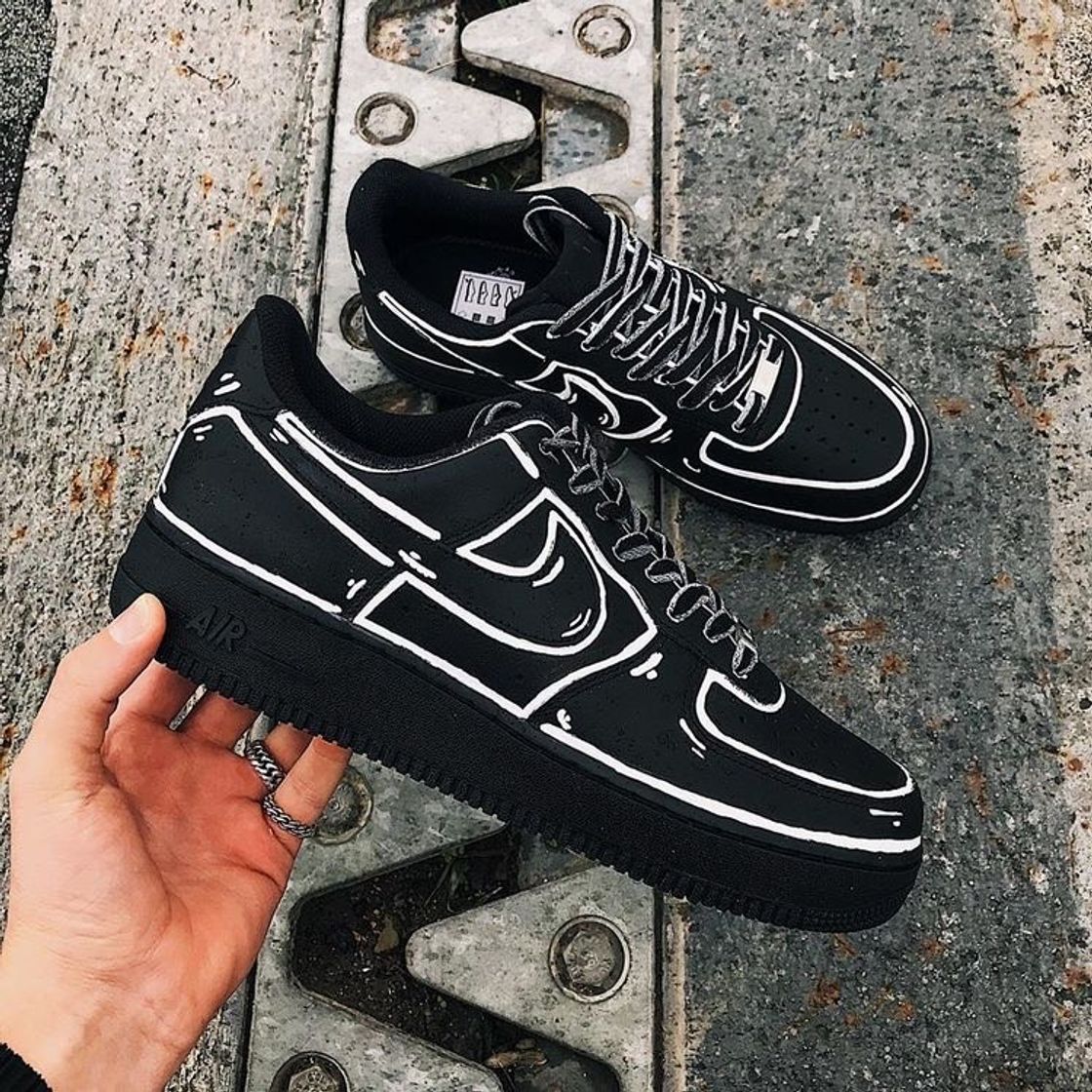 Moda tenis preto da nike