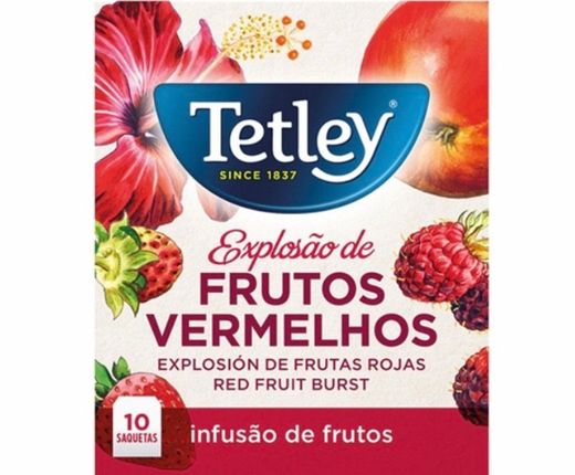 Infusão Tetley Explosão Fruto Vermelhos 10 Sq