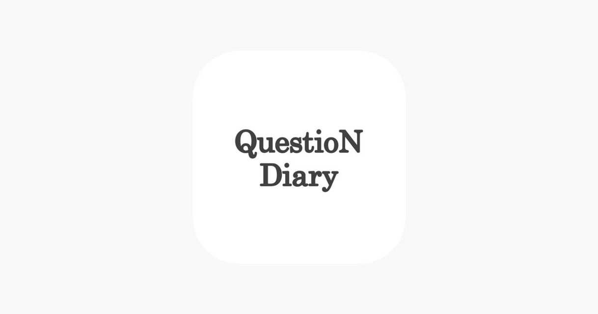 Moda Questions Diary: One self-reflection question.