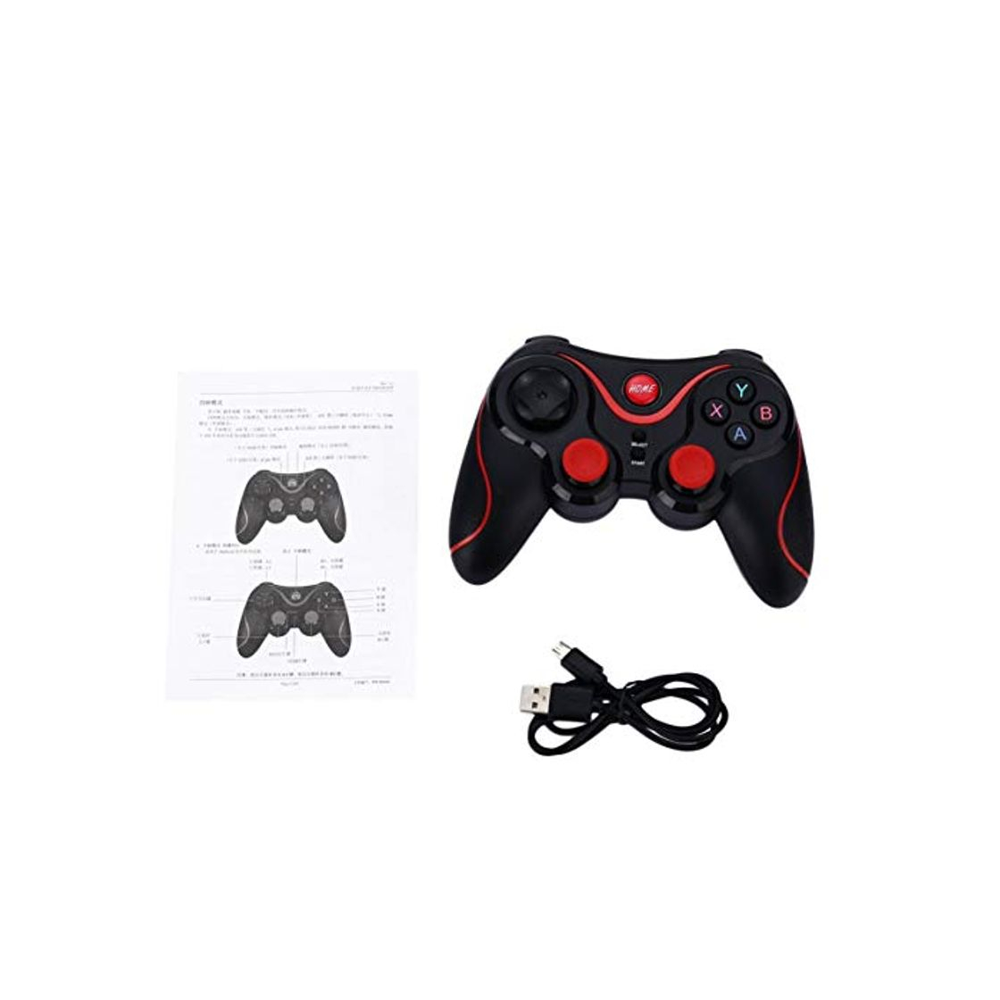 Social Gamepad inalámbrico Bluetooth, Gamepad Joystick inalámbrico Joypad Controlador de Juegos Control Remoto