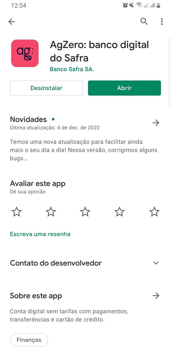 App AGzero - INDICACAO BRE390