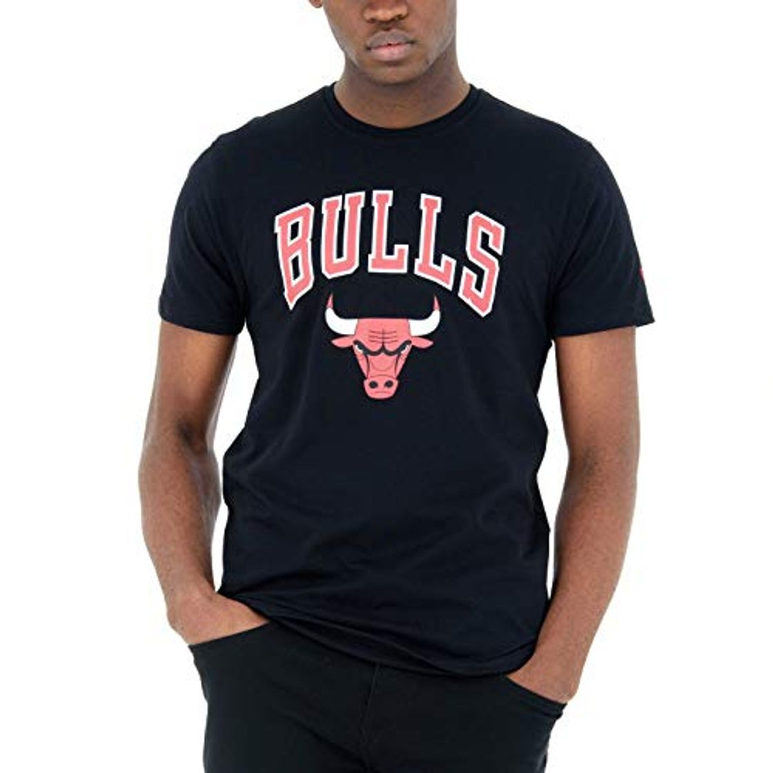 Fashion New Era Chicago Bulls Blk Camiseta de Béisbol