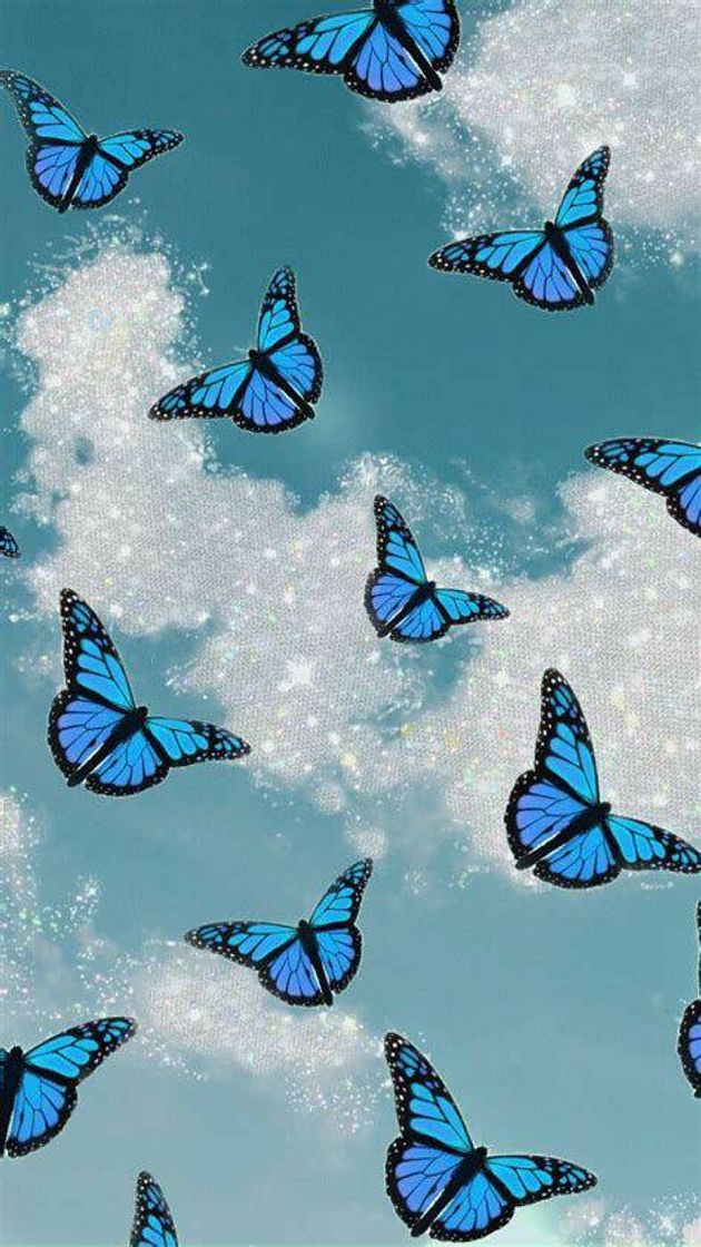 Fashion 🦋BLUE butterfly💦