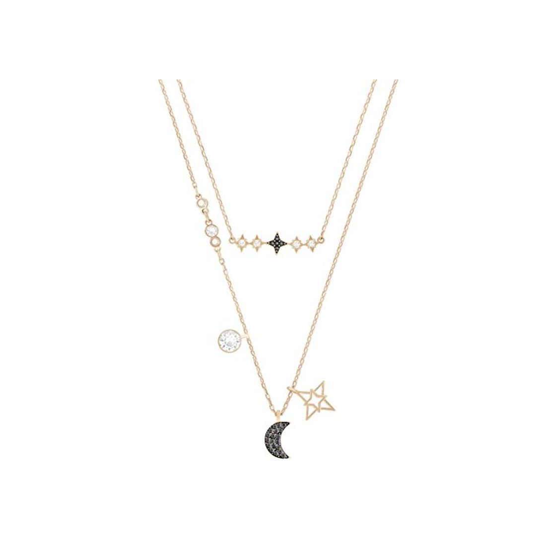 Social Swarovski Conjunto de Collares Symbolic Moon