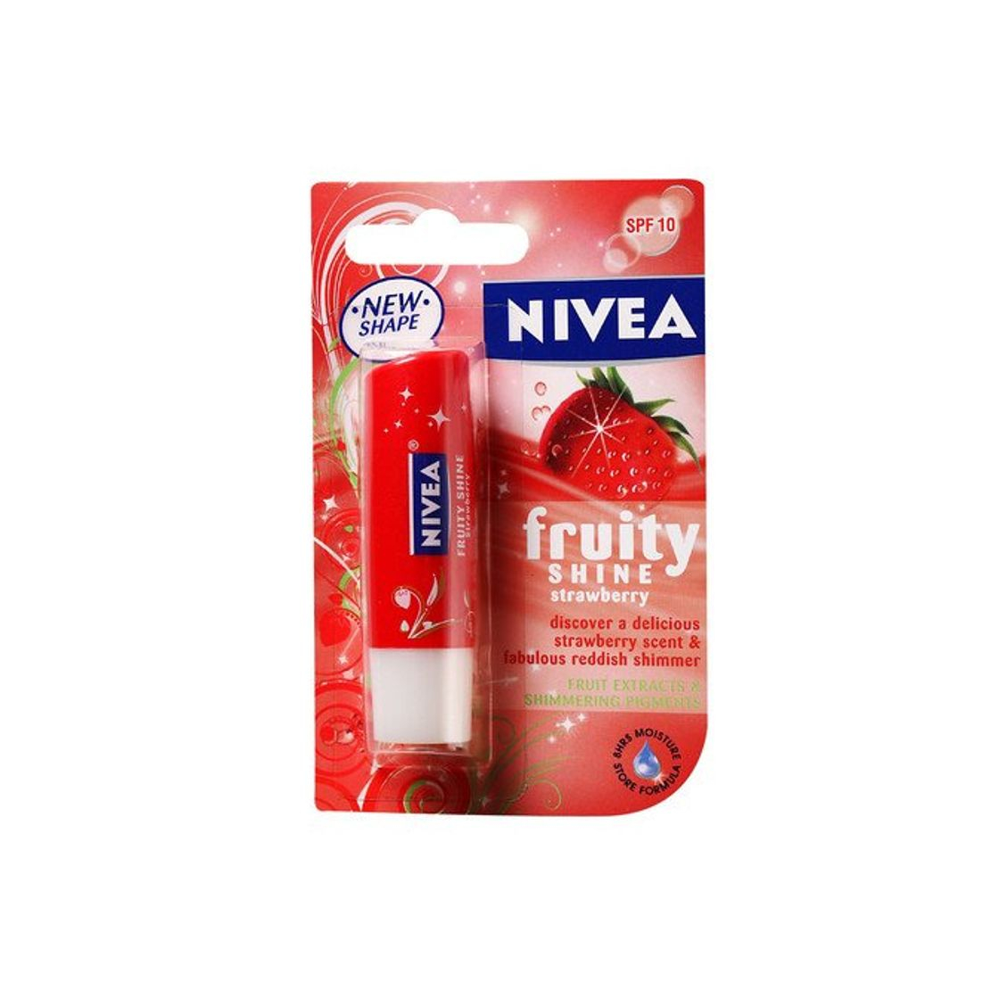 Product Nivea Lip Balm - Fruity Shine STRAWBERRY -Pack of 1