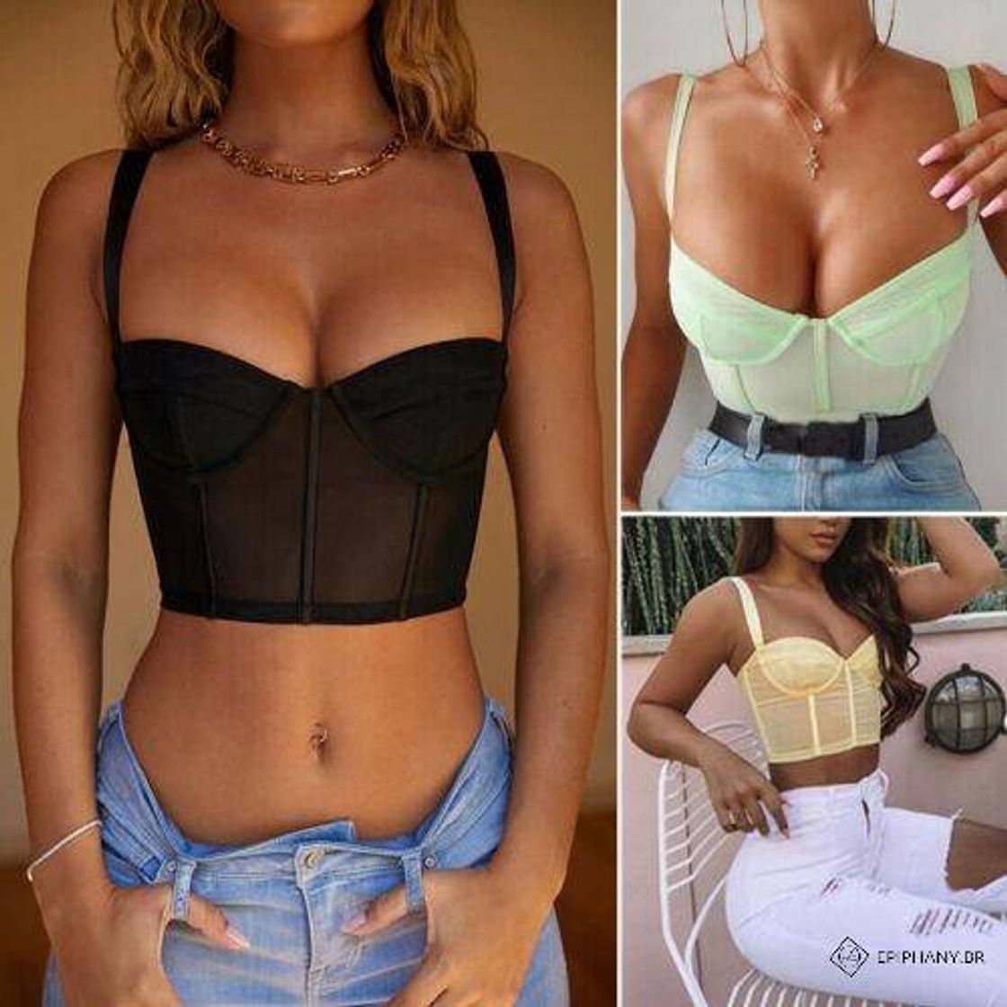 Fashion Bustier várias cores