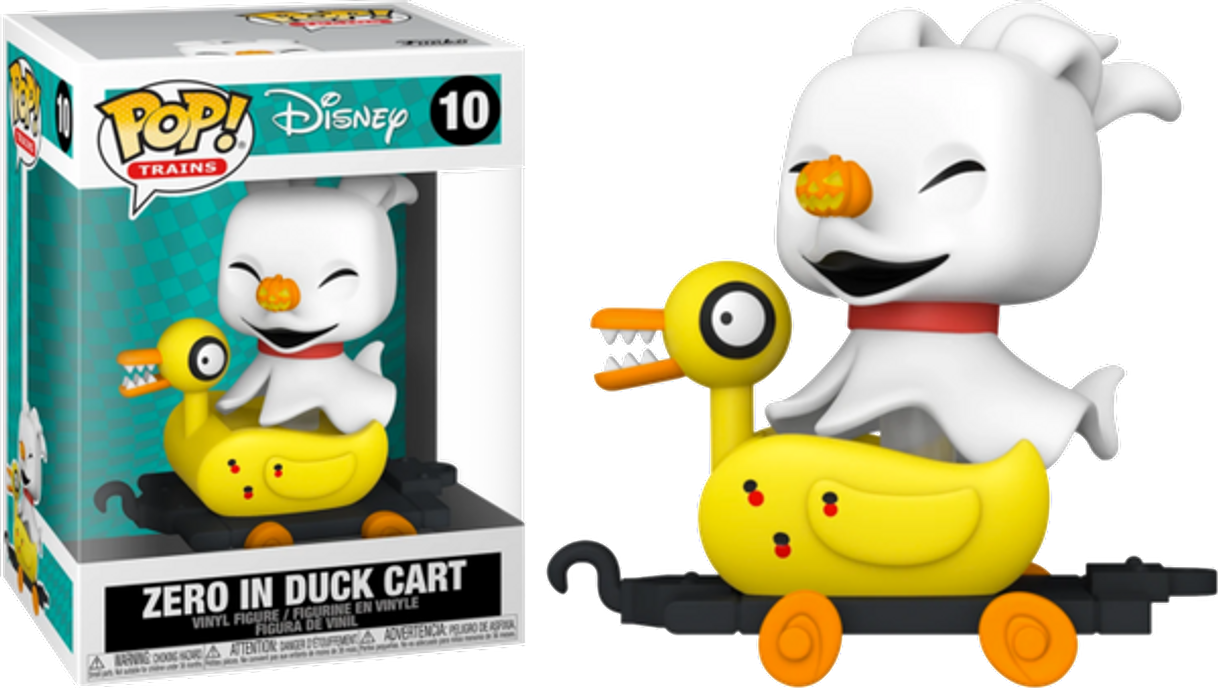 Moda Funko- Pop Disney: Nightmare Before Christmas Train-Zero in Duck Cart