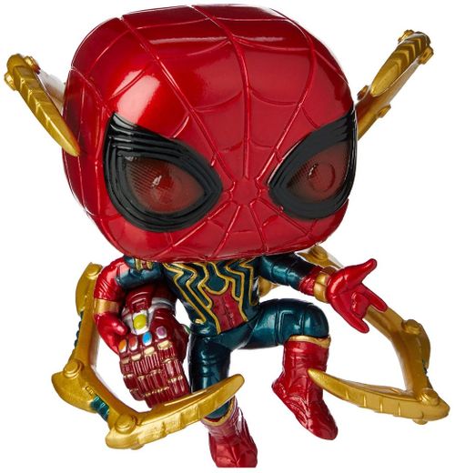 Funko Pop! Marvel: Avengers Endgame - Araña de hierro con nano guantelete, multicolor