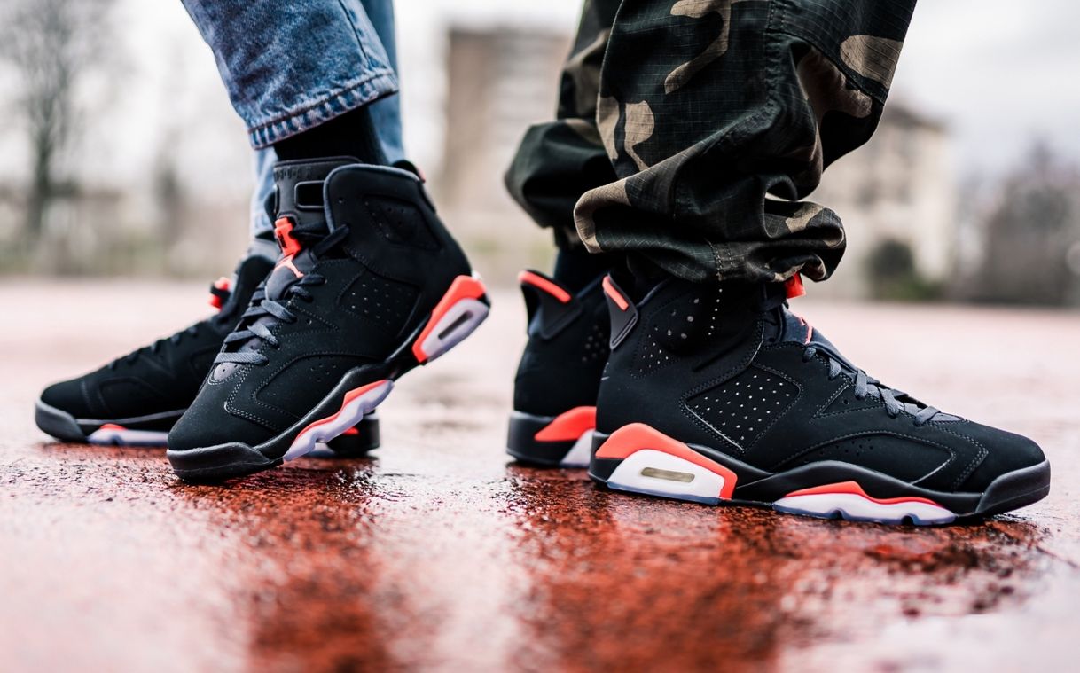 Moda Jordan 6 Retro
Black Infrared