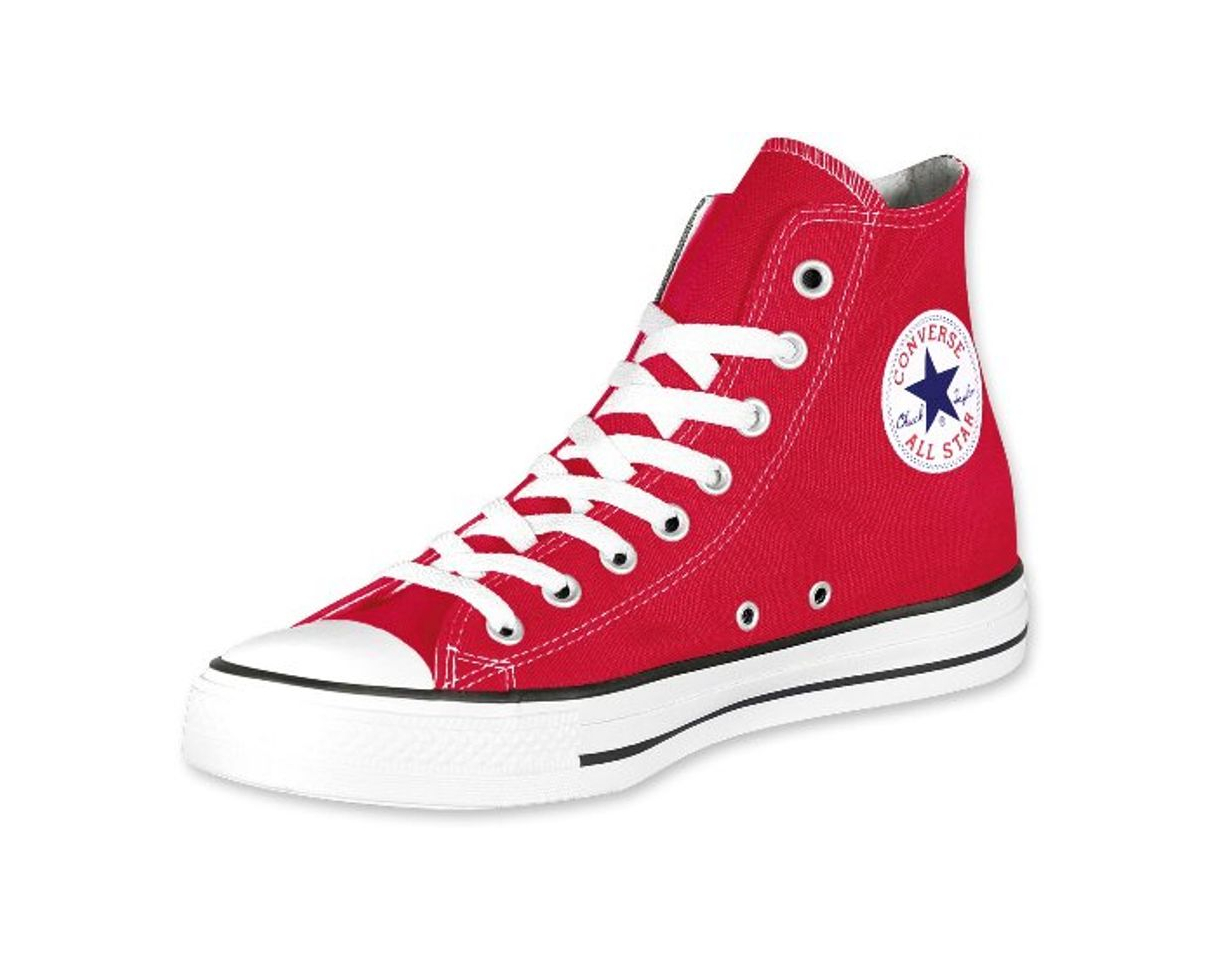 Fashion Converse Chuck Taylor All Star Hi Top, Zapatillas Unisex Adulto, Rojo