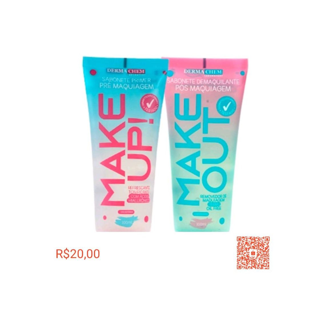 Social Kit sabonete primer Make Up pré maquiagem