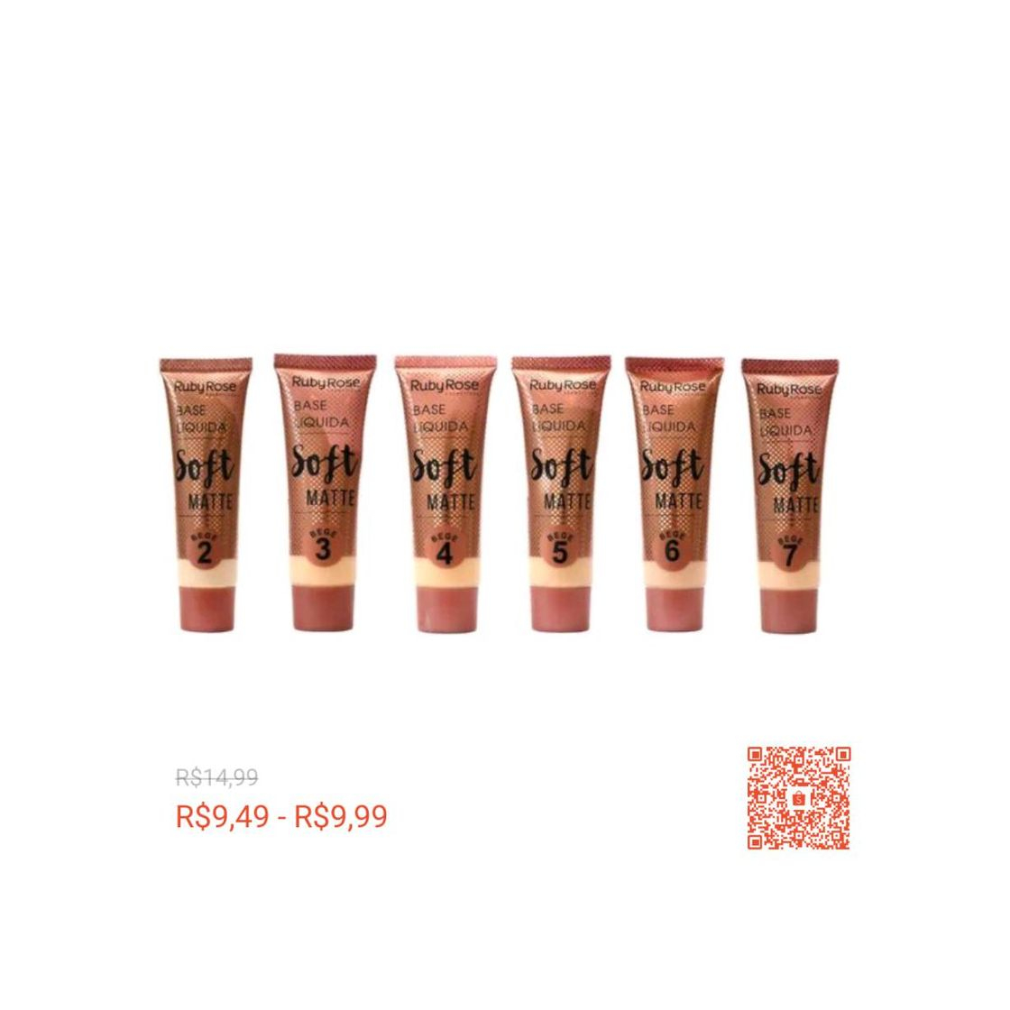 Social Base facial soft matte Ruby Rose 