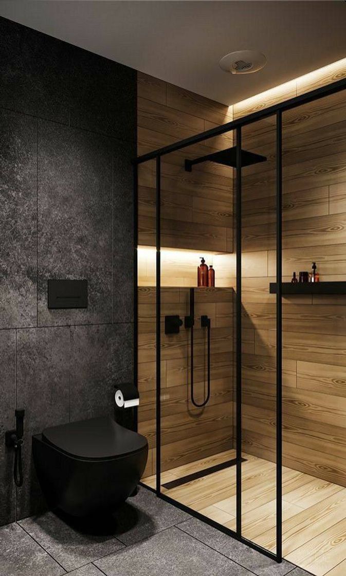 Fashion DARK BATHROOM