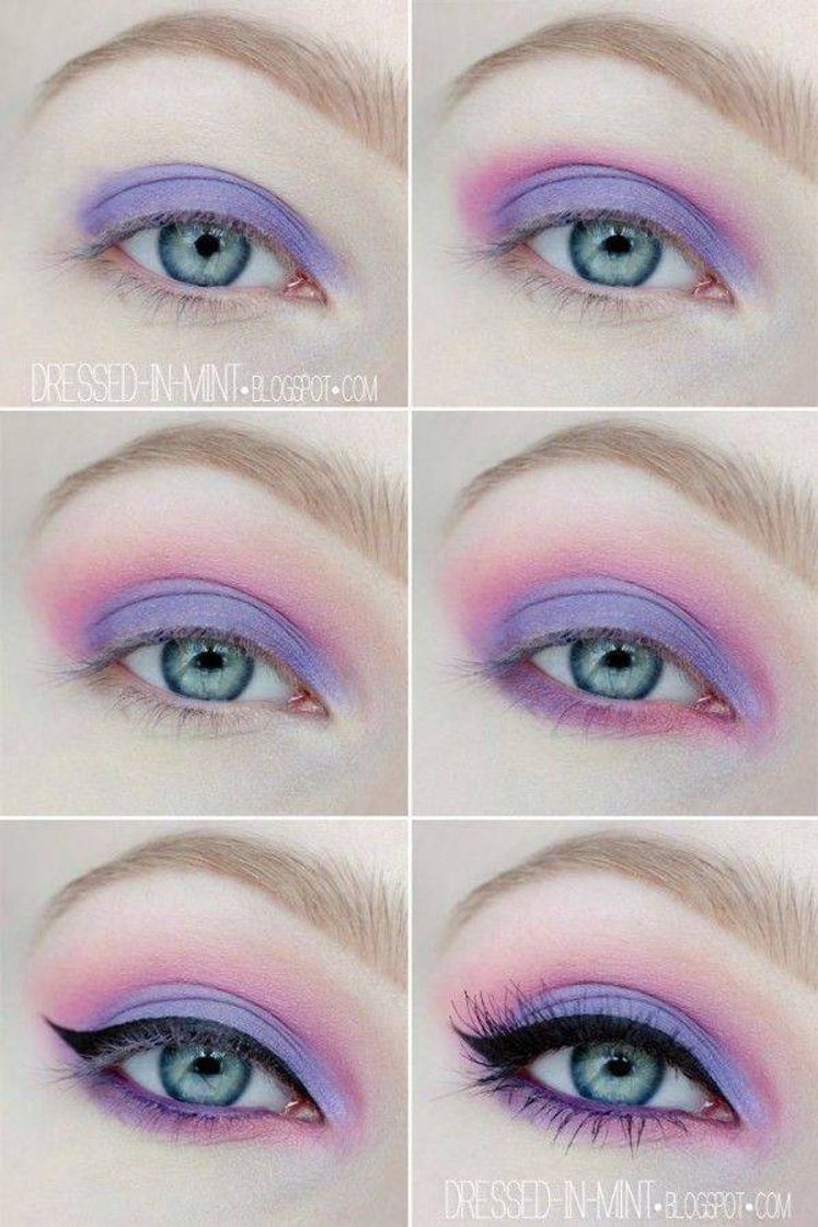 Fashion tutorial make lilas 💟