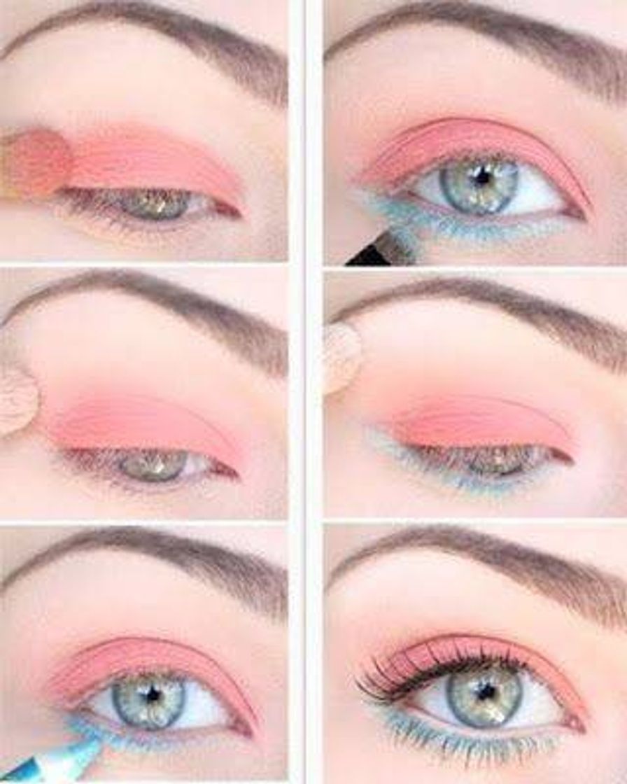 Moda tutorial make rosa com azul 