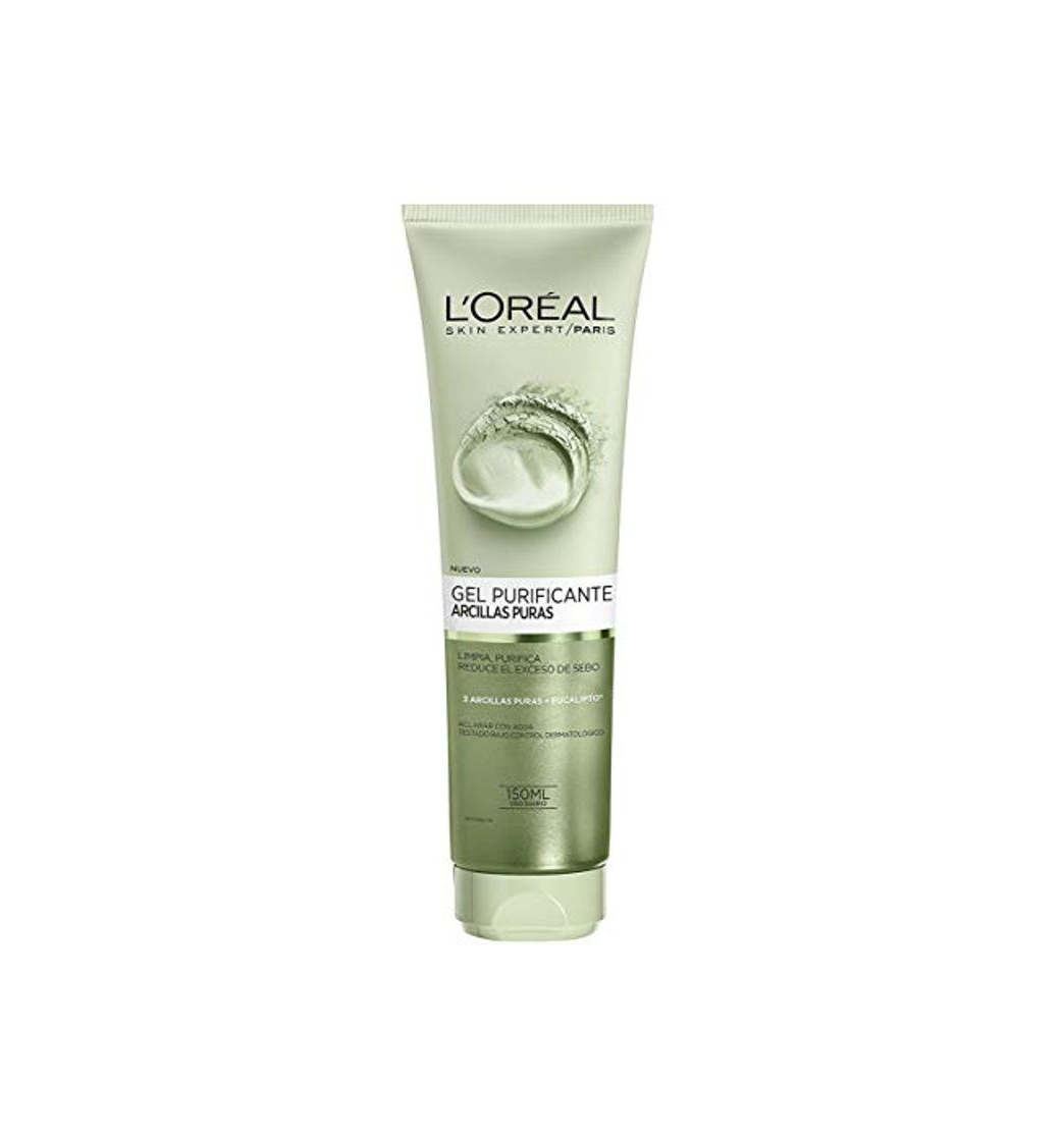 Social L'Oreal Paris Dermo Expertise Gel Limpiador Purificante Arcillas Puras Verde
