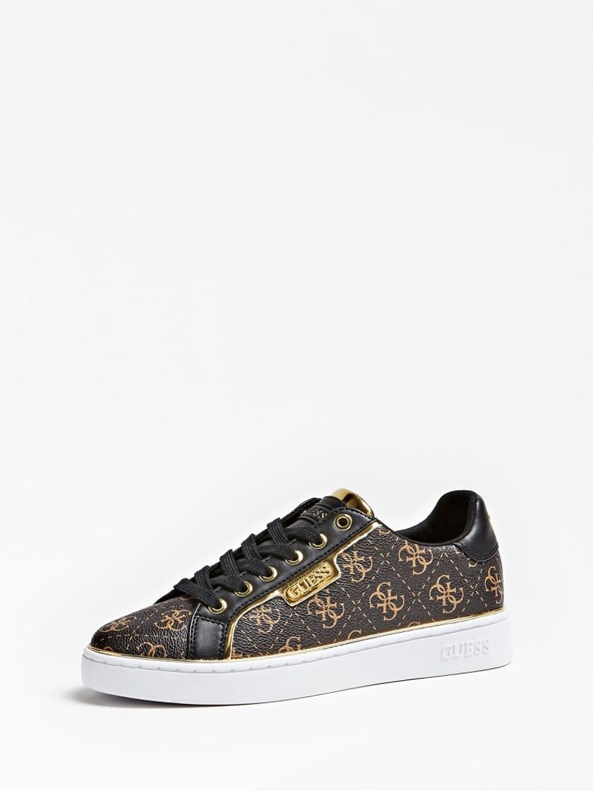 Fashion BANQ LOGO-PRINT SNEAKERS