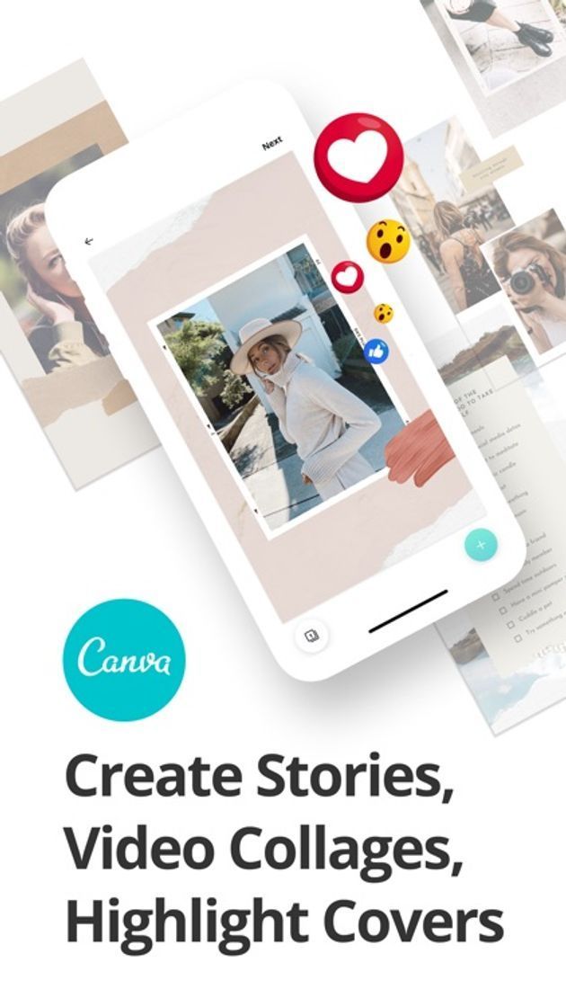 App Canva: IG Story, Video Collage