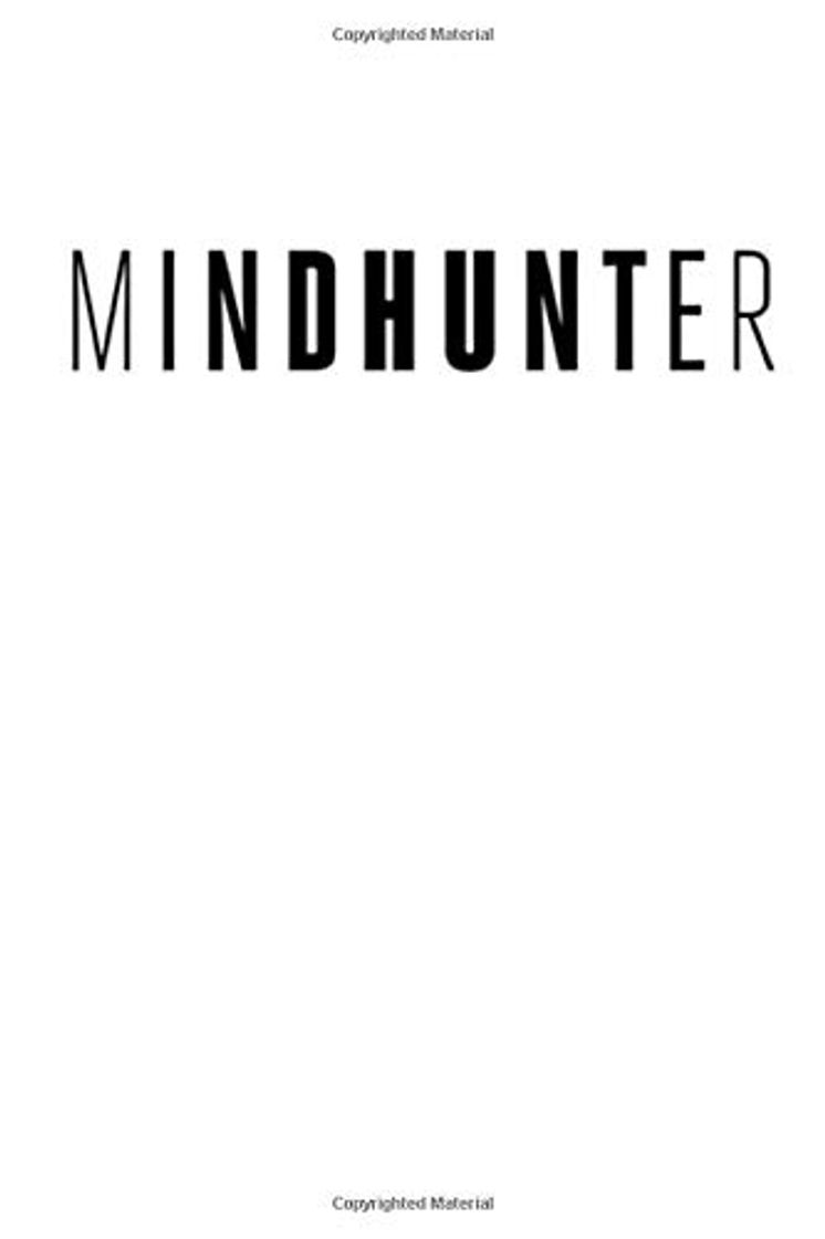 Book Mindhunter: Notebook, 100 lined pages, 6x9''