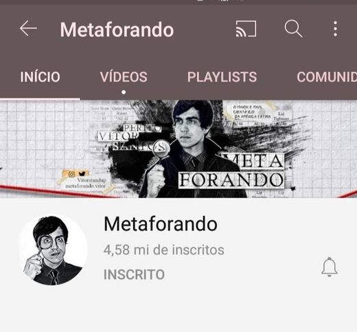 Metaforando - Vitor Santos - YouTube 