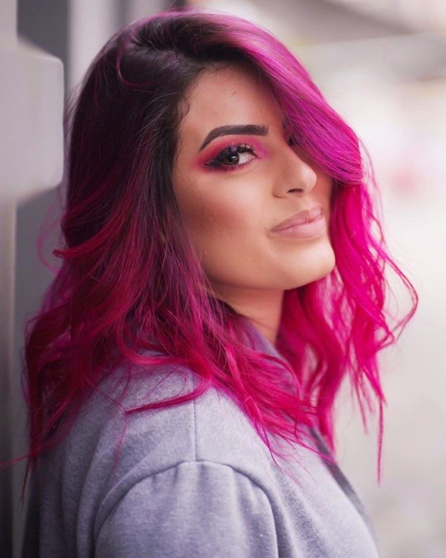 Moda Cabelo rosa