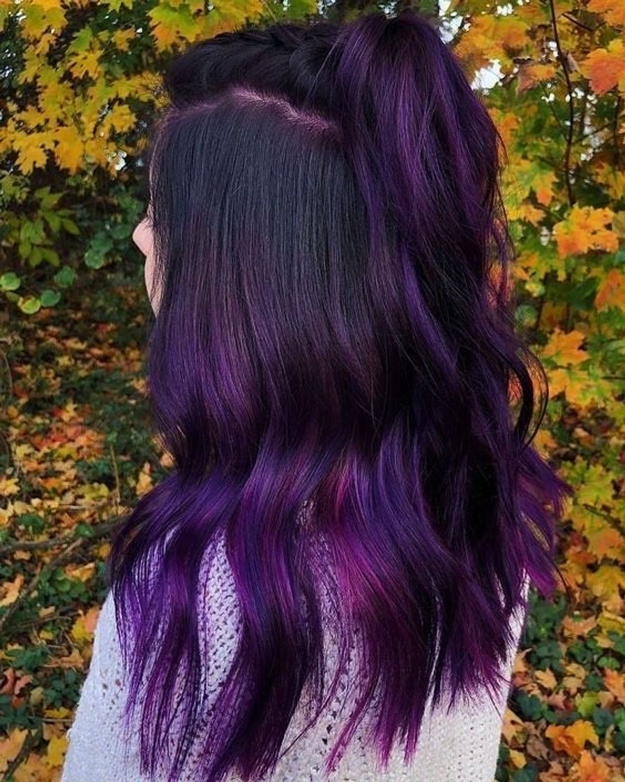 Moda Cabelo roxo 💜💜