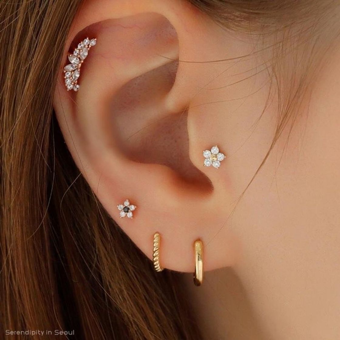 Moda Piercing no tragus