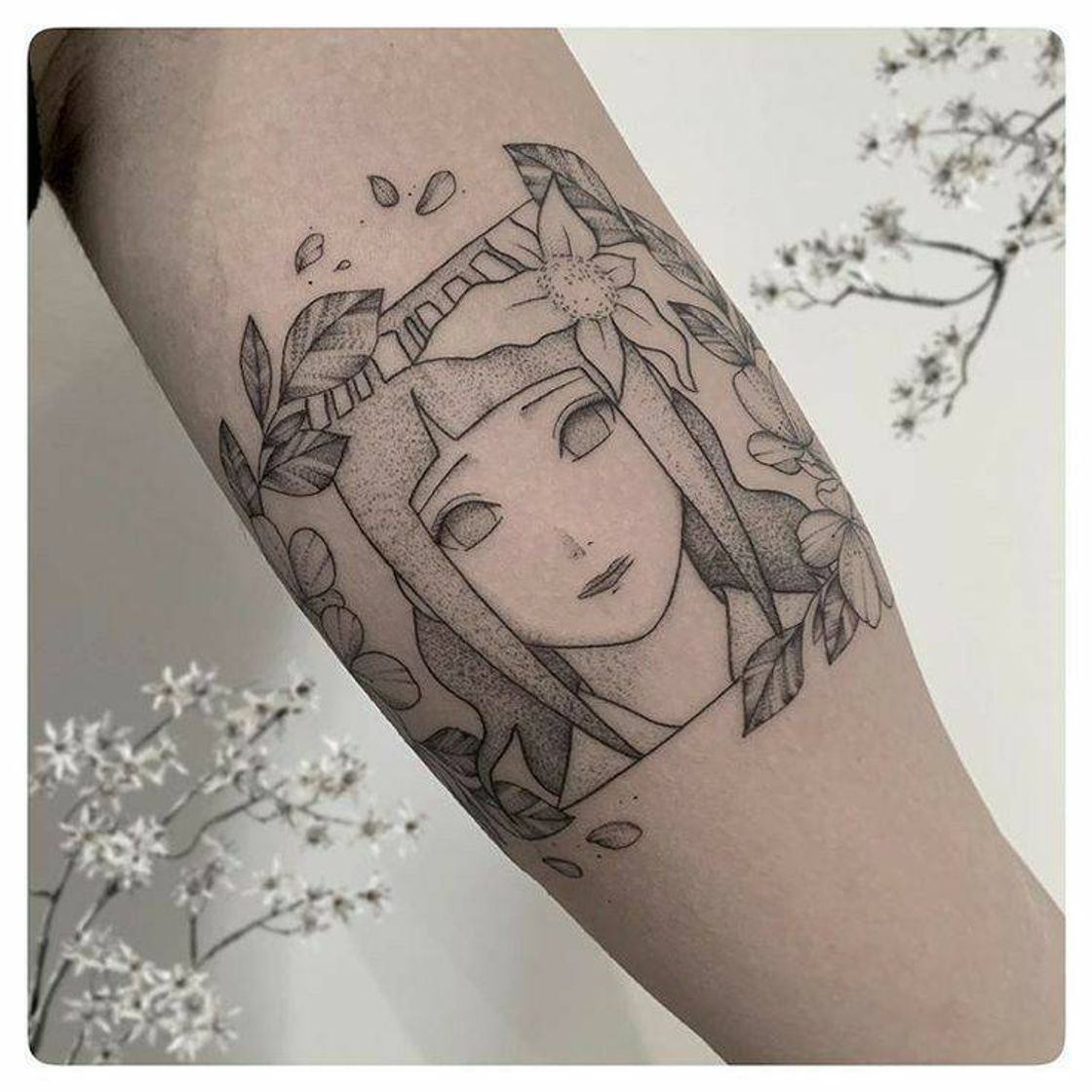 Fashion Tatuu da Hinata Hyuuga 💜