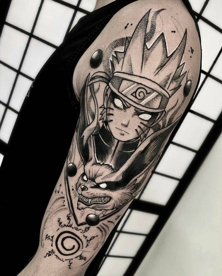 Fashion Tatuu do Naruto e Kurama 🦊🍜