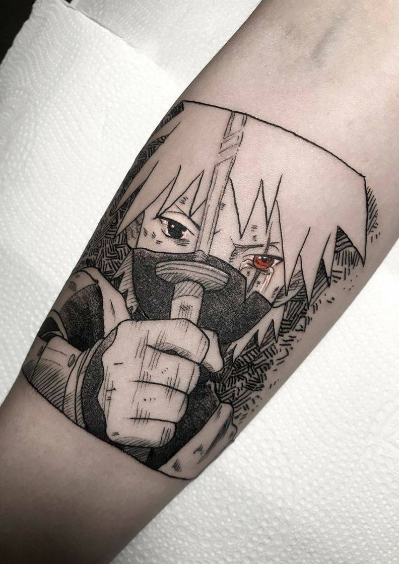 Fashion Tatuu do kakashi criança 🤍