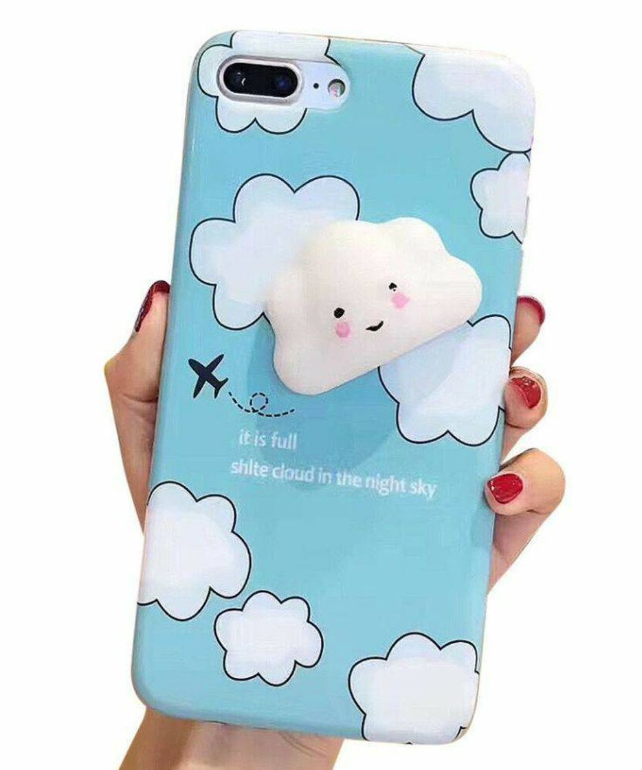 Fashion Capinha de celular kawaii de Nuvem ☁️