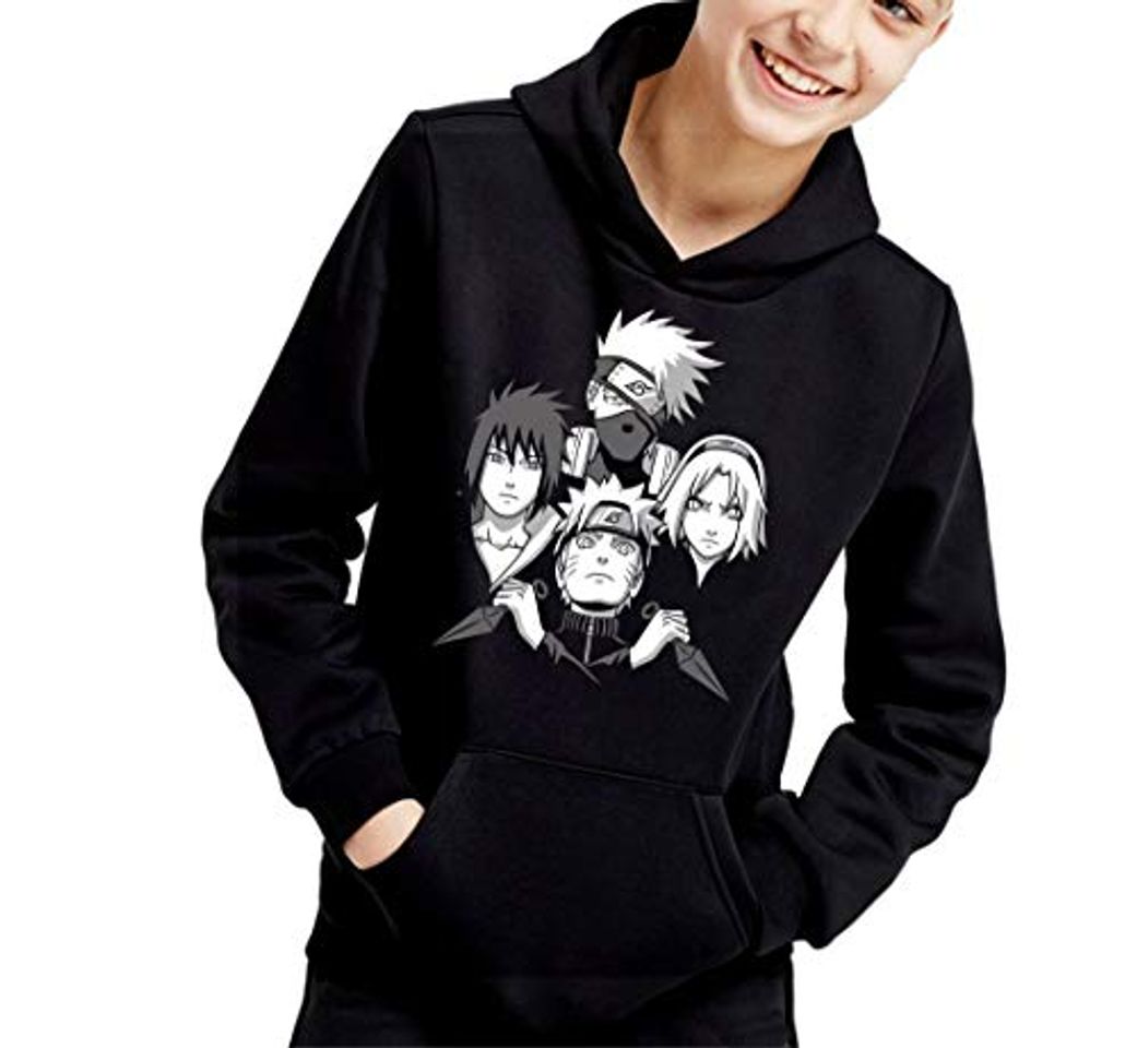 Fashion Sudadera de NIÑOS Naruto Manga Anime Shuriken Sasuke Kakashi 027 12