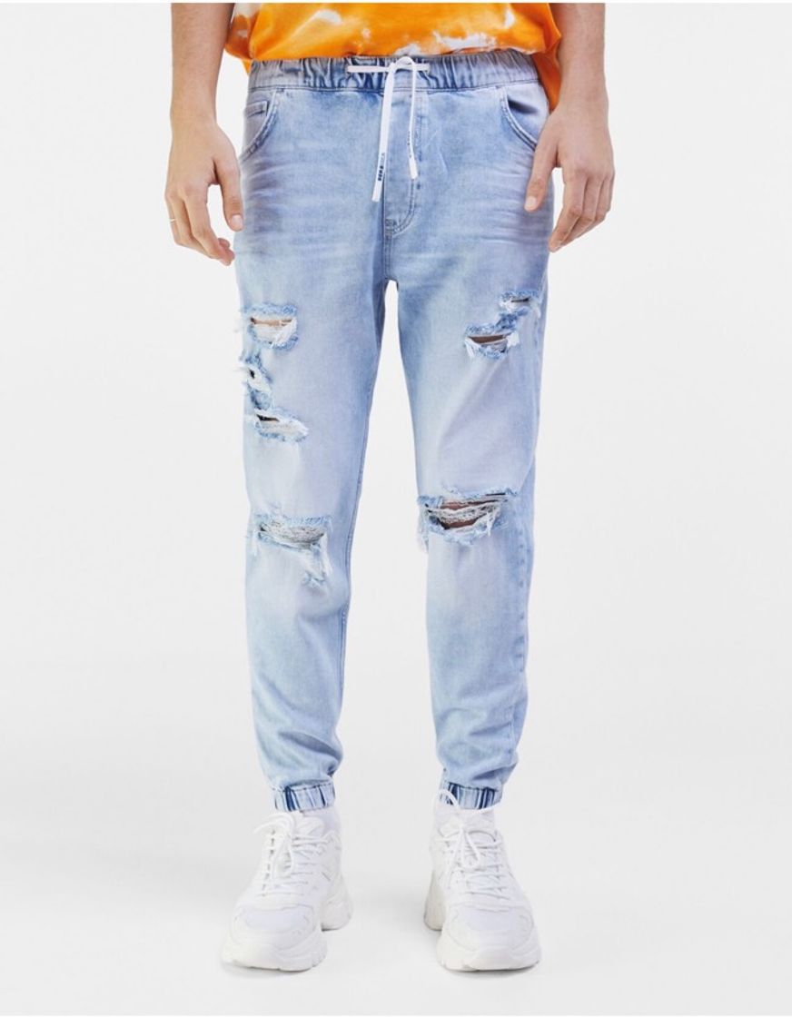 Moda Jeans jogger rotos - Hombre