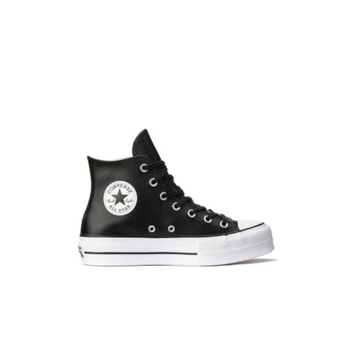 Fashion Converse Chuck Taylor CTAS Lift Hi, Zapatillas para Niñas, Negro