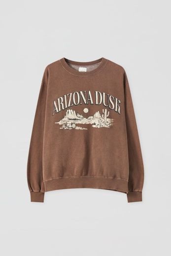 Sudadera marrón “Arizona Dusk”