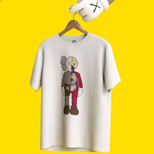 KAWS x Uniqlo Flayed Tee (US Sizing) White

