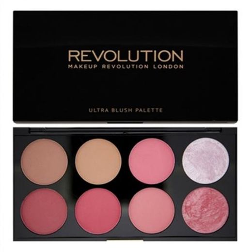 Makeup Revolution Ultra Blush Palette Hot Spice Paleta 8 różów do policzków