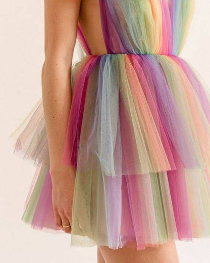 Dress rainbow