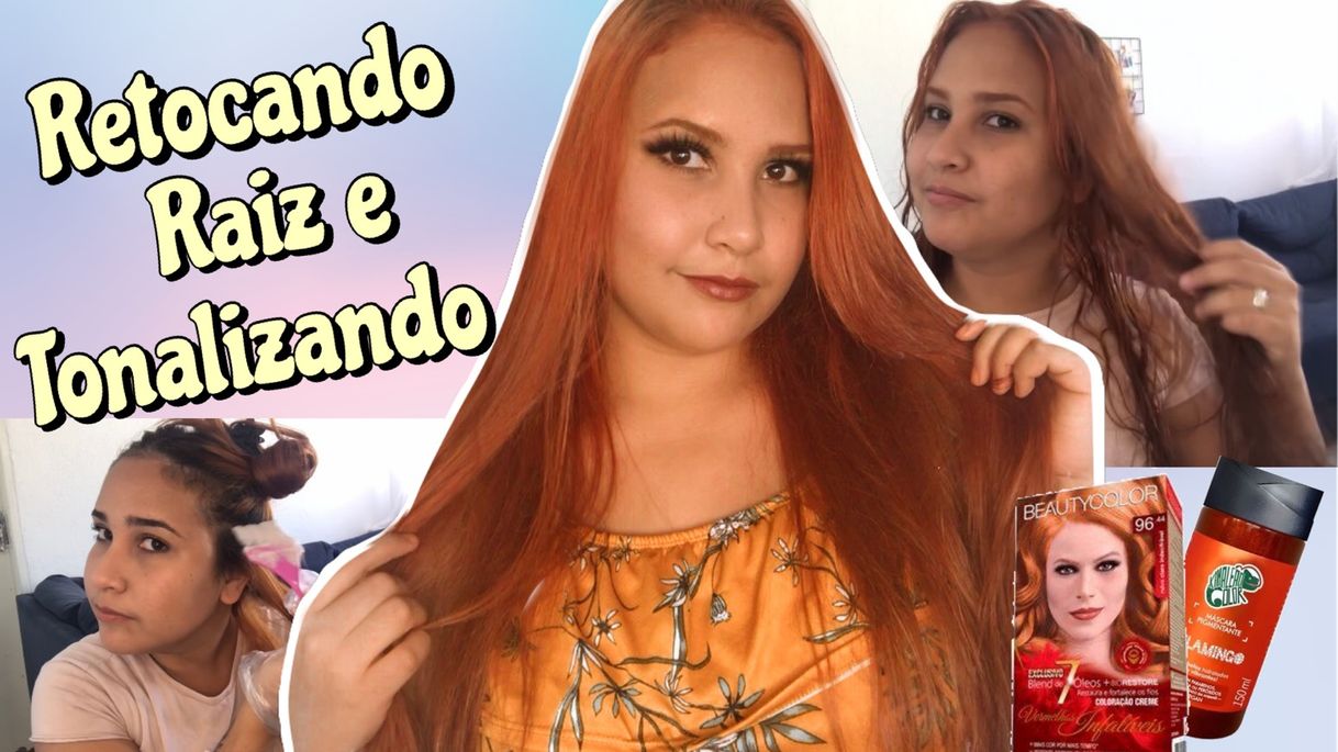 Fashion Como retocar a raiz em casa + tonalizando com flamingo 