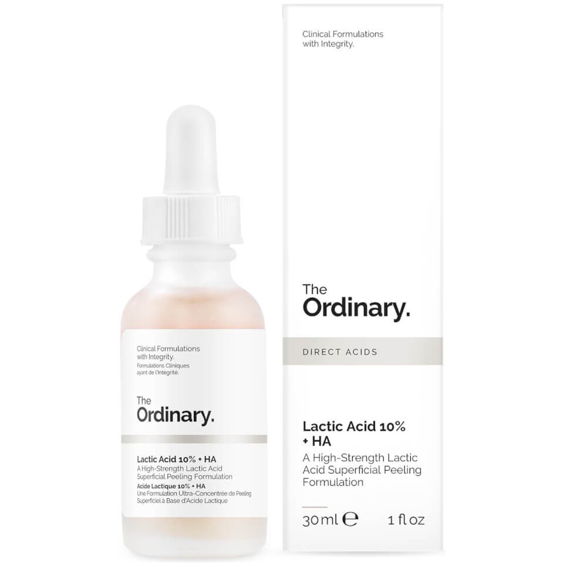 Fashion The Ordinary, Ácido Lático 10% + HA 2%, 30 ml