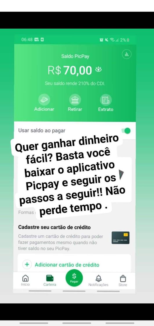 Moda O PicPay é um método muito fácil de ganhar dinheiro.