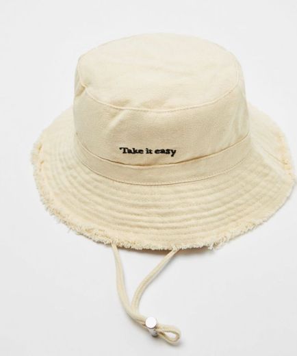 sombrero bucket sarga bordado 